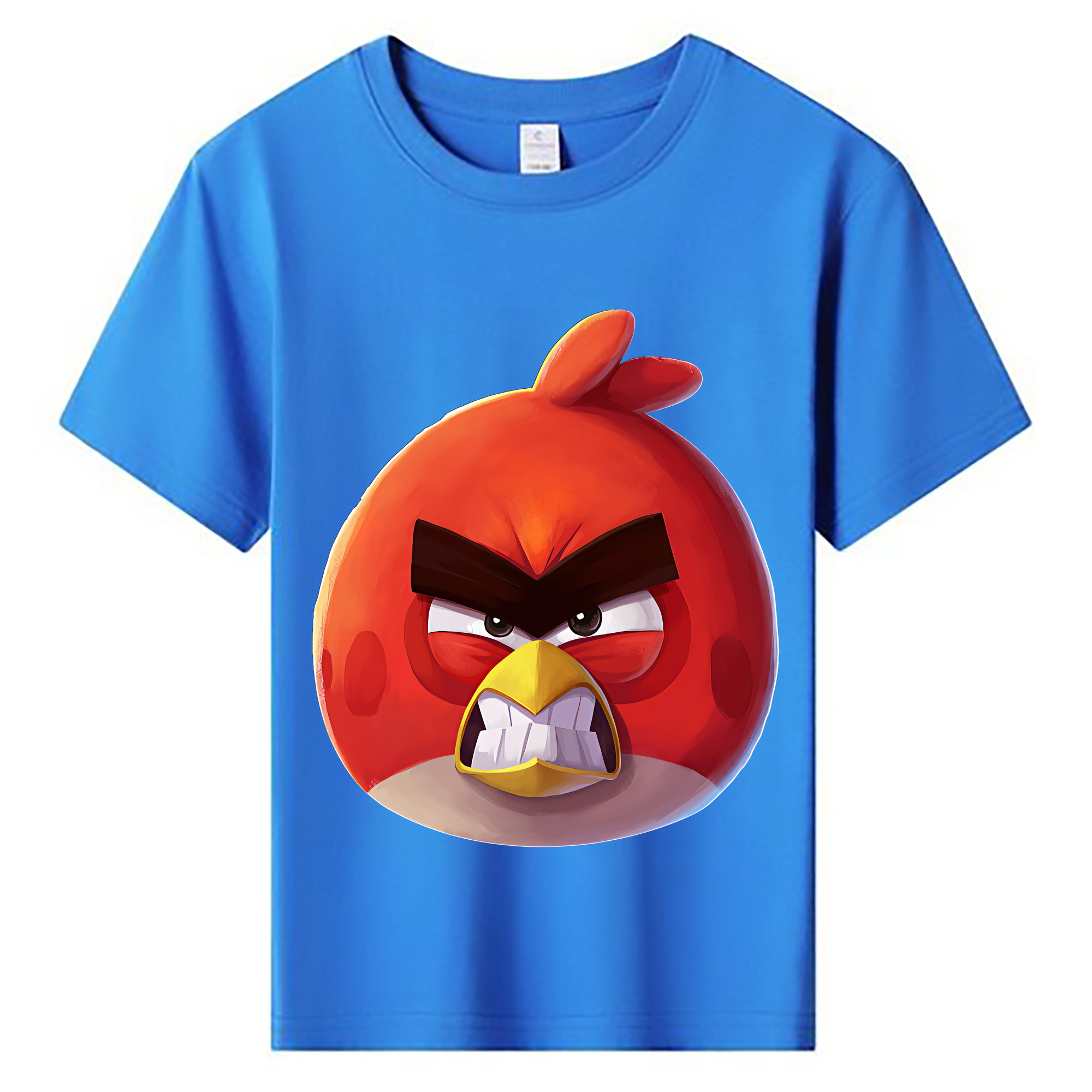 （画像用） Angry Birds アングリーバード 綿100％キッズTシャツ（フロントプリント）